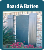 Board and Batten Shutters